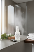 Eucalyptus Cedarwood Shower Steamer Spray in home spa setting
